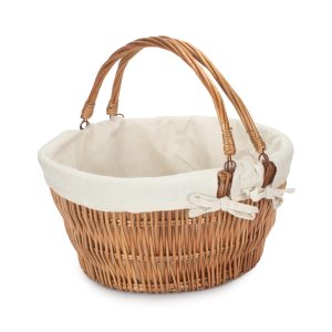 Chatsworth Market Basket With White Lining